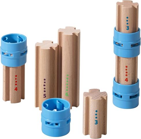 HABA Kullerbu Expansion Set - Columns - 10 Piece Set for Creating Higher Ball Track Layouts in Saudi Arabia