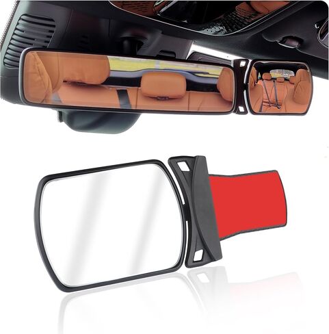 HD Wide Angle Baby Car Mirror,Adjustable Car Seat Mirror for Rear Seat Observation,Universal Car Accessories Interior Rear View Mirror for Ensuring Child Safety in Saudi Arabia