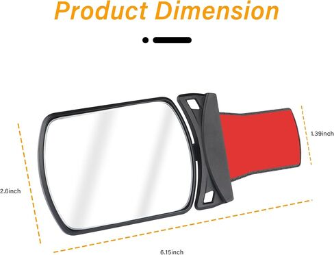 HD Wide Angle Baby Car Mirror,Adjustable Car Seat Mirror for Rear Seat Observation,Universal Car Accessories Interior Rear View Mirror for Ensuring Child Safety in Saudi Arabia
