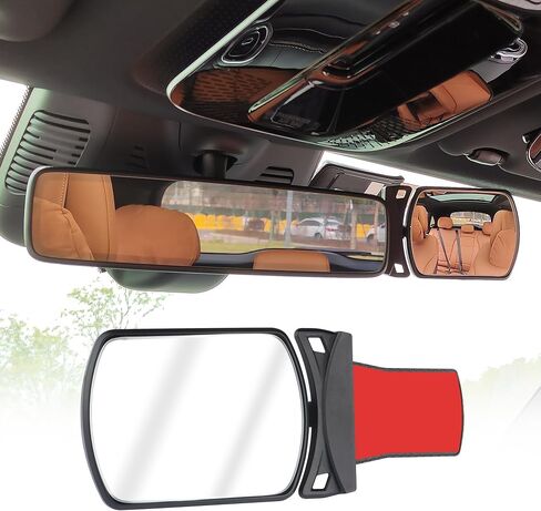 HD Wide Angle Baby Car Mirror,Adjustable Car Seat Mirror for Rear Seat Observation,Universal Car Accessories Interior Rear View Mirror for Ensuring Child Safety in Saudi Arabia