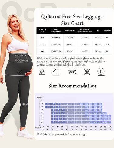 QoBexim Maternity Leggings Over The Belly Ultra-Stretch Pregnancy Yoga Pants Bump Support Workout Leggings Full Length XS-3X in Saudi Arabia