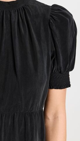 alice + olivia Women's Dorine Puff Sleeve Trapeze Mini Dress in Saudi Arabia