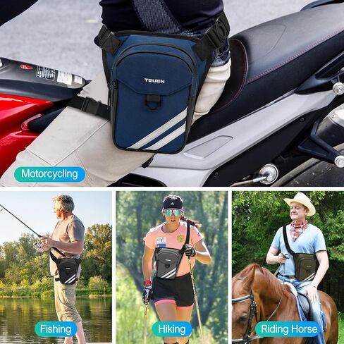 Drop Leg Bag for Men Women Waterproof Durable Motorcycle Leg Bag Outdoor Tactical Thigh Bag with Leg Strap Drop Leg Pouch Fanny Pack for Hiking Climbing Cycling Fishing in Kuwait