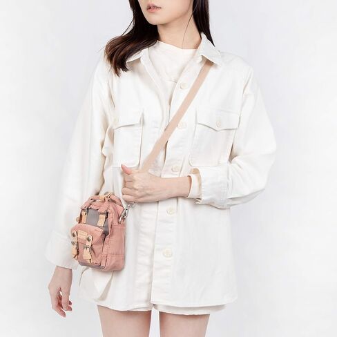 Doughnut Macaroon Tiny Multi Color 1L Women Casual Crossbody Cell Phone Bag Purse Handbag (Lavender x Rose) in Saudi Arabia