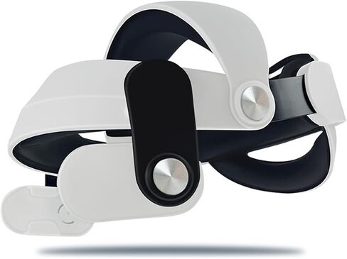 Head Strap for Meta Quest 3 Replacement for Strap, Enhanced Support and Comfort in VR-White in Saudi Arabia