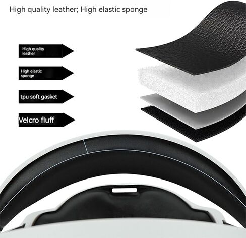 Head Strap for Meta Quest 3 Replacement for Strap, Enhanced Support and Comfort in VR-White in Saudi Arabia