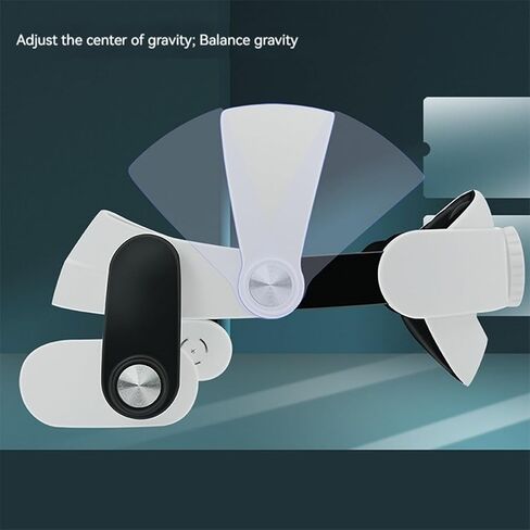 Head Strap for Meta Quest 3 Replacement for Strap, Enhanced Support and Comfort in VR-White in Saudi Arabia