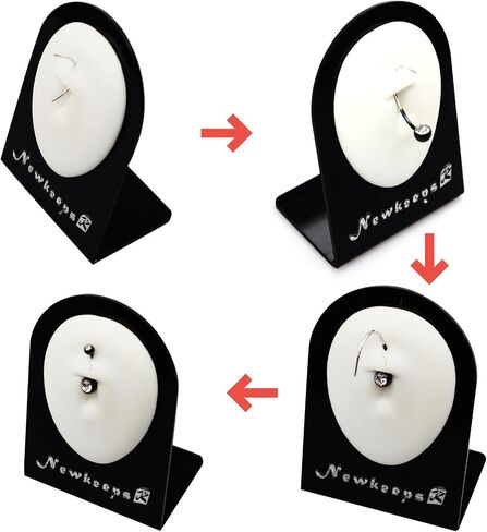 NewkeepsR 22G/20G/18G/16G/14G/12G/10G/8G/6G/4G/2G/0G/00G 316L Steel Taper Insertion Pin for Ear/Nose/Navel/Nipple/Lip/Eyebrow Stretcher, Body Piercing Stretching Kit Assistant Tool in Kuwait
