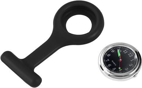 alladaga Set of 3 Nurse Fob Watches, Silicone Doctor Pocket Lapel Clip On Watches Gift in Kuwait