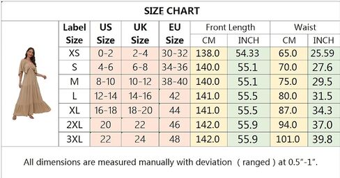 Women's Summer V-Neck, Tiered Silhouette with Flutter Sleeves Maxi Dress for Casual in Kuwait