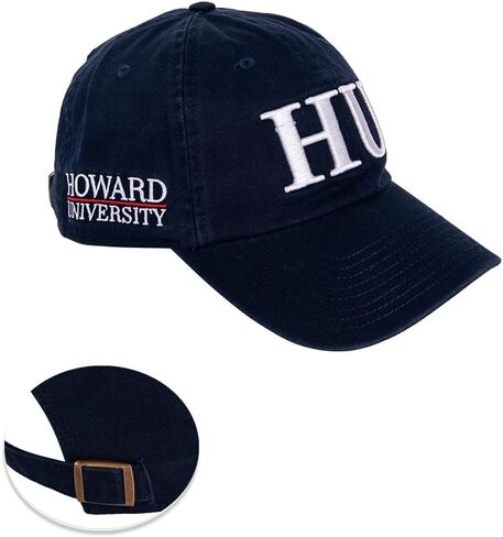 Desert Cactus Howard University Baseball Hat Bison HU Brimmed Embroirderd Cap Adjustable Cloth Strap Adult (Style D) Blue in Saudi Arabia