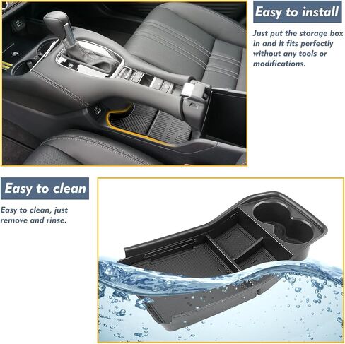 2024 EV9 Center Console Organizer Tray Storage Box, Compatible with 2024 EV9 Armrest Storage Box Tray EV9 2024 Accessories in Saudi Arabia