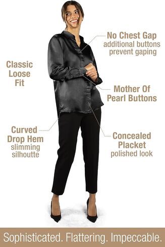 Luxury Artisan Silk Shirts for Women, Silk Button Down Shirts, Silk Blouse in Kuwait