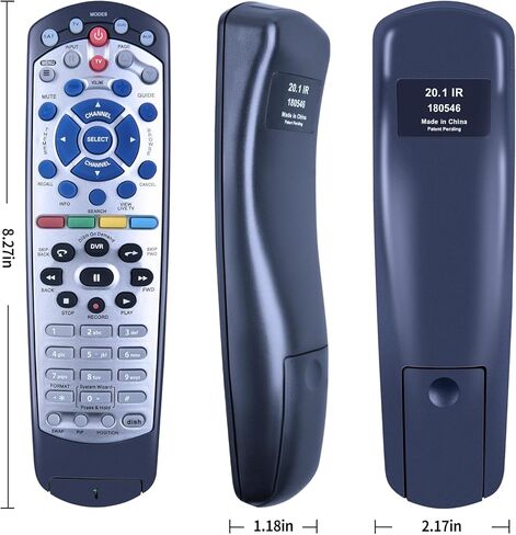 PZL New IR Remote Control Replaced for Dish Network 20.1 IR Satellite Receiver TV DVD VCR in Saudi Arabia