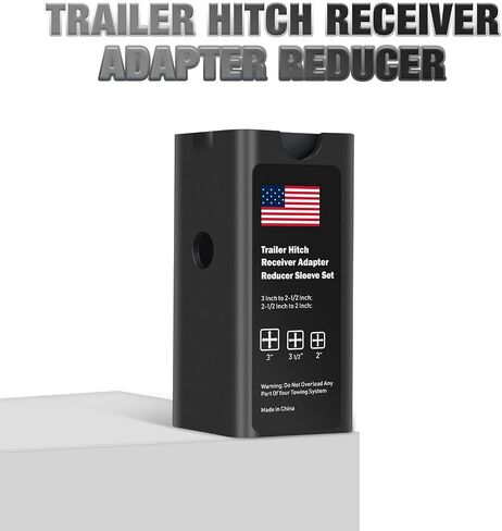 Trailer Hitch Receiver Adapter Reducer Sleeves Set 3 to 2-1/2 or 2-Inch, 2-1/2 to 2 Inch Hitch Extender Towing Hitch Receivers in Saudi Arabia