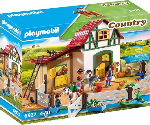 Playmobil 6927 Country Pony Farm with 2 Pony Stalls and Storage Loft in Saudi Arabia