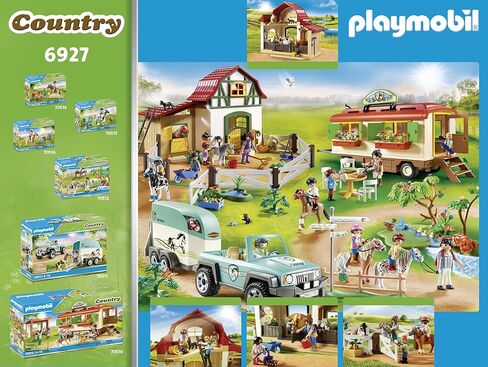 Playmobil 6927 Country Pony Farm with 2 Pony Stalls and Storage Loft in Saudi Arabia