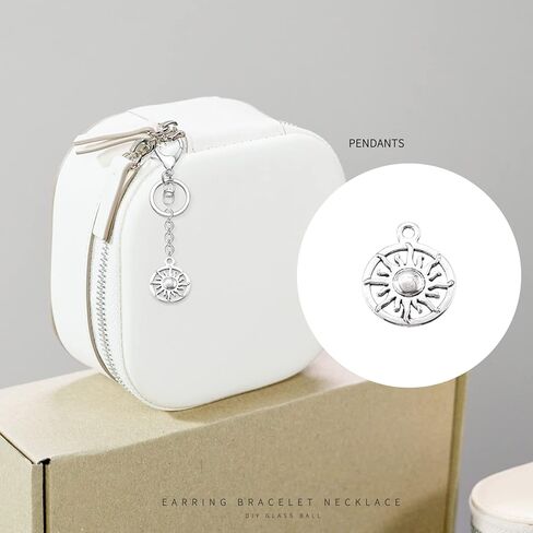 100 جرام مختلط البرق نجوم القمر الشمس السماوية العتيقة سبائك الفضة سحر لصنع المجوهرات سوار ذاتي الصنع قلادة أقراط حقيبة ديكور المعلقات in Kuwait