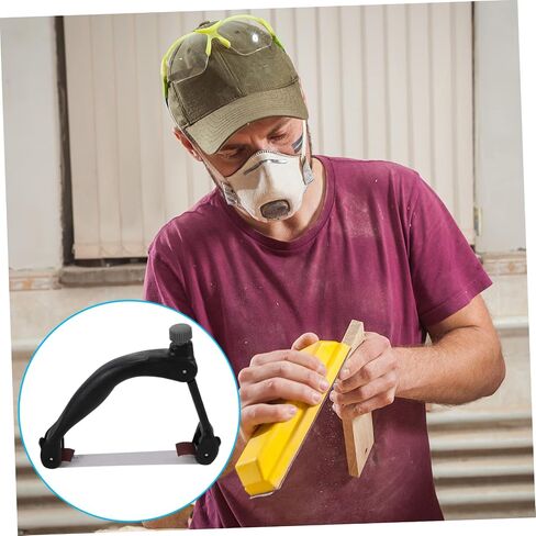 ARTIBETTER 1 Set Shaped Belt Rack Drywall Sanding Block Emery Cloth Woodworking Drywall Sander Autobody Tools Sander for Wood Hand Tools Birdcage Door Knobs Sandpaper Holder Car Abs in Saudi Arabia