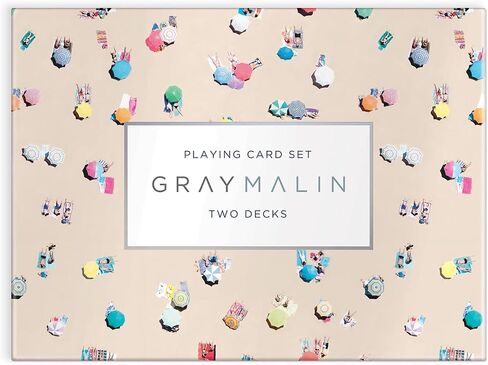 مجموعة بطاقات اللعب Galison Gray Malin The Beach من مجموعتين من بطاقات اللعب ذات الحجم القياسي مع تصميم أنيق، صندوق درج خارجي قوي، إضافة مثالية إلى ليلة اللعب، فكرة هدية فريدة من نوعها in Saudi Arabia