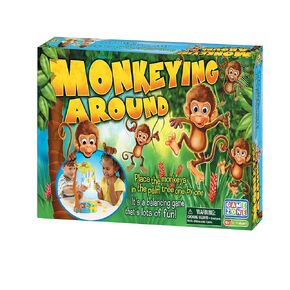Game Zone Monkeying Around - Multiplayer Tabletop Balancing Game for Ages 4+ - Helps Develop Hand-Eye Coordination and Problem-Solving Skills!