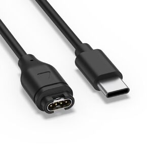 USB C Charger Cable Compatible with Garmin Fenix 7 6 5 S X, Forerunner 945/935/245/245M/45/45S, Vivoactive 3/4/4S/3.3ft 100cm