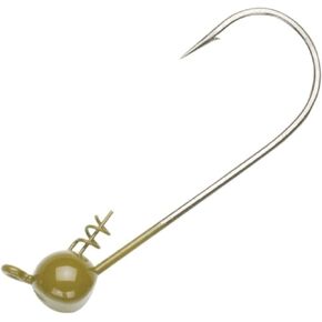 Owner 5151GP-044 Shaky Head Hook, 1/4-Ounce, 4/0-Size, 4-Pack, Green Pumpkin