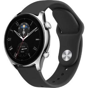 Band for Amazfit GTR 4 / GTR 3 Pro / GTR 3 / GTR 2e / GTR 2 / GTR 47mm Smart Watch, 22mm Quick Release Soft Silicone Replacement Wristband Sport Strap Compatible with Amazfit GTR 4 Bands Men Women