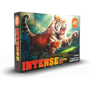 AK-Interactive: أكريليك الجيل الثالث - مجموعة طلاء أكريليك بألوان مكثفة (صندوق مكون من 6 ألوان)