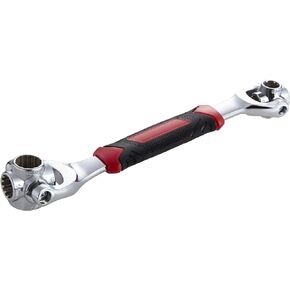Lichamp 48-in-1 Socket Wrench, Flexible Multi Functional Dog Bone with Rubber Handle, 360 Degree Rotating Head, Any Size Standard Span for Auto Repair and More