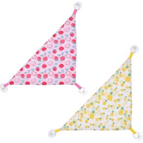 2 Sets Lizard Hammock Toys for Hamsters Terrarium Decor Summer Decor Reptile Lounger Hamster Hammock Bed Reptile Swing Bed Cloth Hammock for Lizard Small Pet Hammock Pet Rest Bed