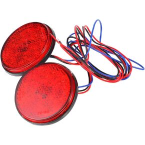 2pcs Reflective Sheet Reflector Brake Lamp Motorcycle Brake Stop Light LED Brake Stop Light Motorcycle Tail Light Motorbike Brake Lamp Motorcycle Tail Brake Lamp