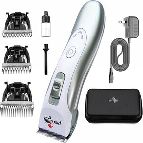 Dog Clippers Professional Heavy Duty Dog Grooming Clipper Low Noise High Power Rechargeable Cordless Pet Grooming Tools for Small & Large Dogs Cats Pets