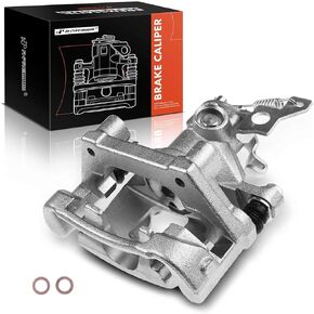 A-Premium Disc Brake Caliper Assembly with Bracket Compatible with Select Jaguar Models - X-Type 2002 2003 2004 2005 - Rear Left Driver Side