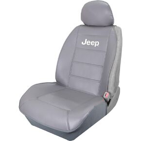PLASTICOLOR 008581R25 Grey Sideless Seat Cover (Jeep Elite)