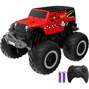GMAXT Rc Cars,G03088R Remote Control Car,1/20 Scale 20km/h,2.4Ghz 4WD Land Off-Road,Waterproof and 2 Rechargeable Batteries,Give The Child Best The Gift (Green)…