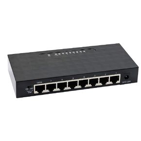 8 Port Gigabit Switch，Unmanaged 10/100/1000Mbps Network Hub Ethernet Splitter,Plug and Play,Quiet Fanless,for Office and Home Entertainment.