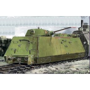 Unimodel 691 - 1/72 Armored Platform Armored Trains Kozma Minin, Ilya Muromets