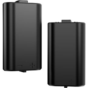 Rechargeable Battery Pack for Xbox Controller 2x1400mAh Batteries Pack for Xbox Series X, Xbox Series S and Xbox One Controller, 2 Pack