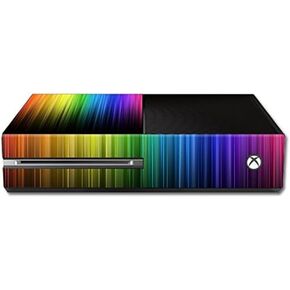 MightySkins Skin Compatible with Microsoft Xbox One - Rainbow Streaks | Protective, Durable, and Unique Vinyl Decal wrap Cover | Easy to Apply, Remove, and Change Styles | Made in The USA