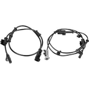 OCPTY ABS Sensor,Left+Right+Rear Wheel Speed Sensor ALS2305 ALS2295 Fit for 2011-2015 for Chrysler 300 2011-2012 2015 for Dodge Challenger Pack of 2