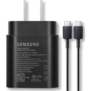 Fast Adaptive Wall Adapter 25W Charger for OnePlus Nord N200 5G/Nord CE 5G/Nord N10 5G/N100/6/5T/5/3T/3/2/9E with 4FT (1.2M) UrbanX USB C PD Charging Cable Black