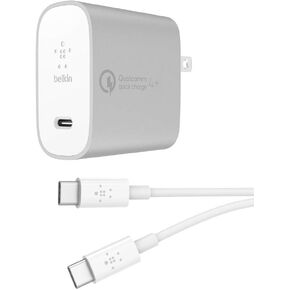 Belkin Boost Charge 27W Quick Charge 4+ Home Charger with 4ft/1.2m USB-C to USB-C Cable (Quick Charge 4+ Charger)