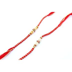 Exclusive Rudraksha Rakhi.Traditional rakhi For Men's Or Boy's Rudraksha Rakhi Cum Bracelet For Good Luck And Blessings