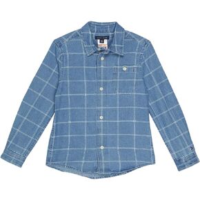 Tommy Hilfiger Boy's Magnetic Denim Button Down Shirt