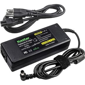 Kastar AC Adapter/Power Supply Replacement for Sony Vaio PCG-5J2L PCG-61511L 61611L PCG-6G4L PCG-7113L PCG-7133L PCG-7141L PCG-7142L PCG-7154L PCG-7Y2L PCG-FR VGN-CR VGN-CR320E/R VGN-FW VGN-NS VGN-P