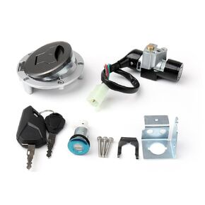 Topteng New Ignition Switch Fuel Gas Cap Cover Key Lock Set for Honda GROM125 AC HANDLEBAR 2017-2018, GROM MSX125SF 2016