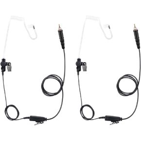 2-Way Radio Ear Piece Earpiece Headset Compatible with Motorola clp 1010e 1080e clp1010e clp1080e Walkie Talkie(2Pack)