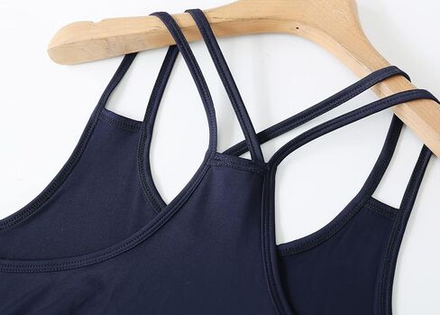 CHUNG قميص قصير للسيدات، طقم بيجامات سفلية، ملابس نوم، ملابس نوم، بدون أكمام، ظهر متقاطع، موضة اللياقة البدنية in Kuwait