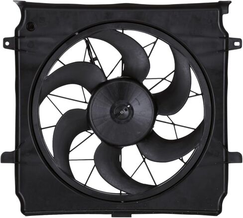 TYC 620520 Cooling Fan Assembly Compatible with 2002-2004 Jeep Liberty , Black in Saudi Arabia